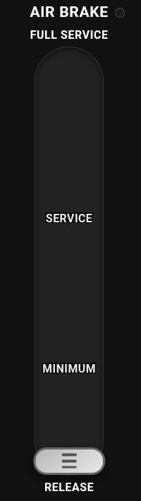Figure 16.1 — The Diesel brake handle at RELEASE.